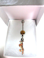 Disney Tigger Charm on Topaz