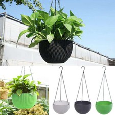 Rattan plaited hanging - plaited,