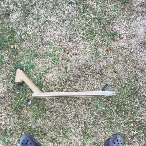 Gold push scooter deck - push,