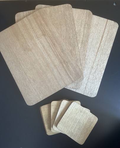 Oak placemats 5 - oak, &