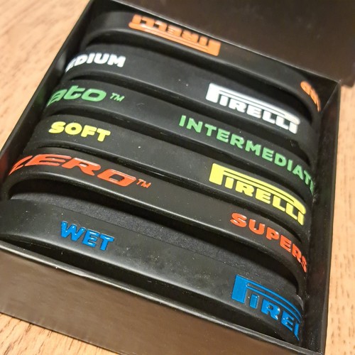 Pirelli tyre wristbands - f1,