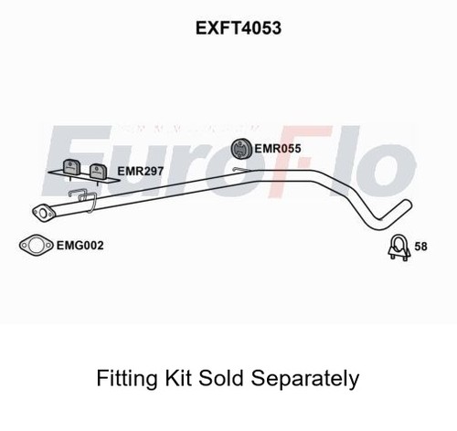Rear muffler silencer - rear,