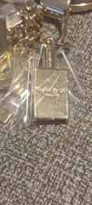 Authentic YSL Libre Keychain Key Ring Bag Charm Gold Tone