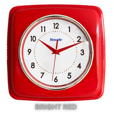 Kmok 23cm Retro Color Indoor Silent Wall Clock - 5 colors