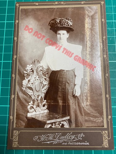Woman large hat ornate chair - large,