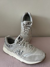 Ladies New Balance Trainers 997H Leopard Print Grey