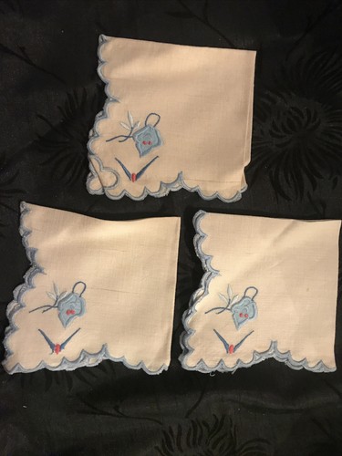 Set vintage beige linen - 3,