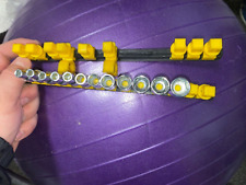 1/4 socket set 4-13mm with additional 3/8 pins and rail tray holder organiser