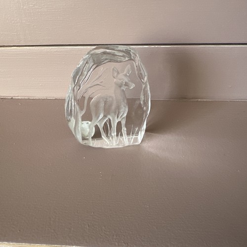 Dartington crystal roe deer - dartington,