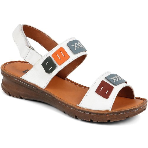 Loretta leather sandals - loretta, size