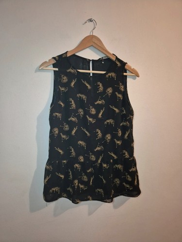 Pretty black zara leopard - black,