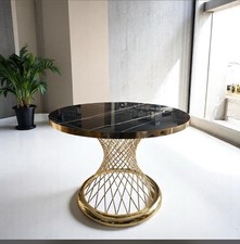Marble Round Table With Base For Restaurant And Shsiha Club And Bar