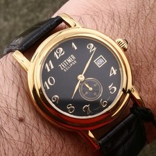 Zeitner eclipse black dial - black,