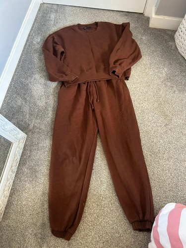Zara brown oversized - zara, tracksuit