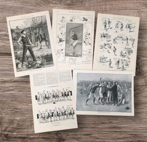 Set edwardian boys - set, football