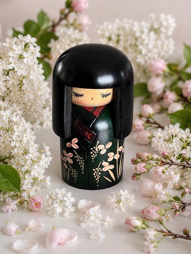Vintage kokeshi doll - vintage,