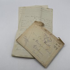 WW1 1918 Handwritten Letter