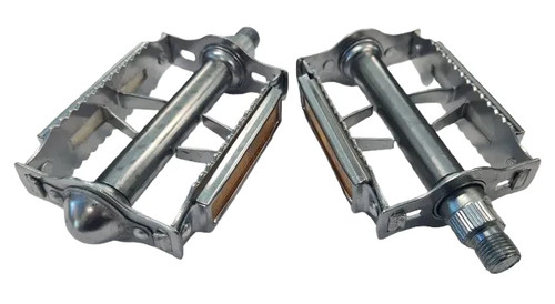 Steel rat trap pedals - pedals, silver