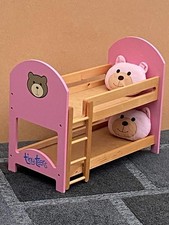 Palitoy Tiny Tears Doll's Pink Wooden  Bunk Bed