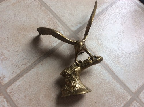 Vintage large brass - brass, eagle