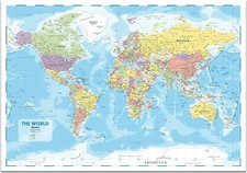 World Map Poster - Large Wall