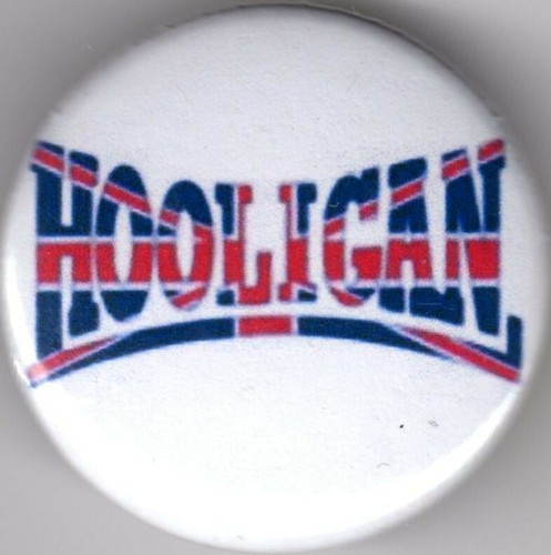 Hooligan union jack pin - hooligan,