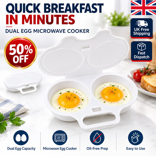 Microwave egg poacher mold - microwave,
