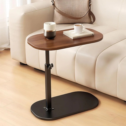Shaped compact sofa side end - c-shaped,