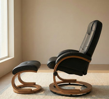 Leather Swivel Recliner Chair