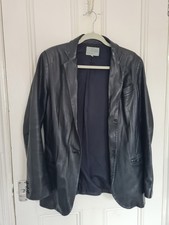 Vintage Jigsaw Leather Jacket Size M 10-14