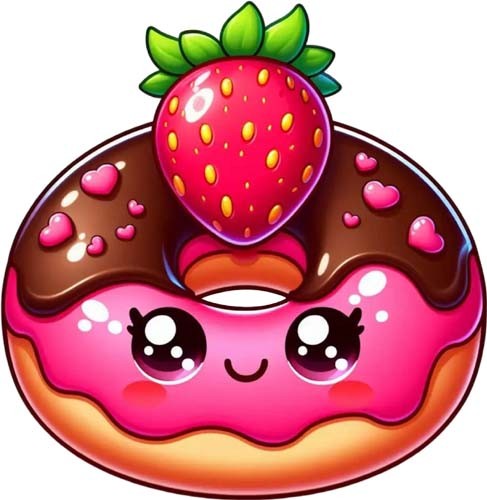 Valentine day donut wall - donut,