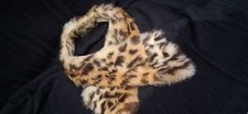 Vintage Real Fur Scarf Shawl