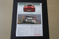 Original 1992 magazine advert: TOYOTA CELICA GT-FOUR frame-ready wall-art 