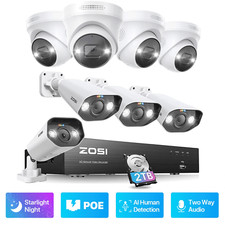 ZOSI 5MP PoE CCTV Security