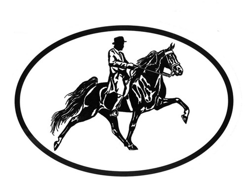 Tennessee walker decal equine - decal, -equine