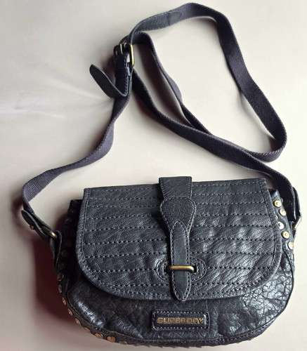 Superdry black leather - superdry, studded
