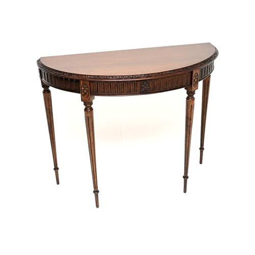 Antique mahogany console - antique,