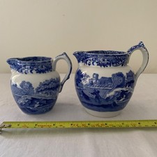 Copeland Spode’s Italian Milk Jugs / Creamers. Vintage Pottery. Excellent. 