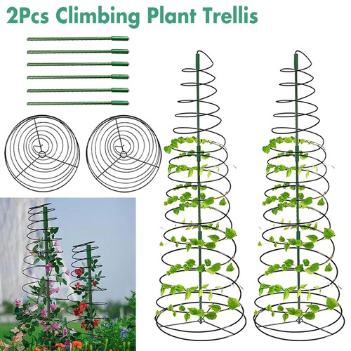2pack spiral garden trellis - 2pack,