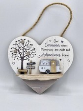 Wooden Caravan Hanging