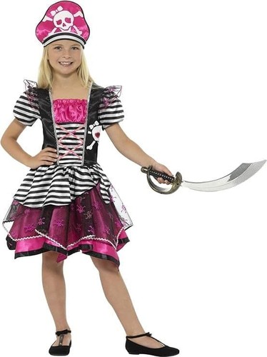 Girls pirate costume pink - girls,