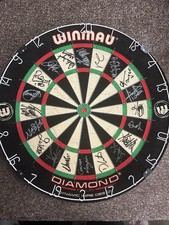 Fully Signed Dartboard World