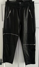 Zara Black Leather Look