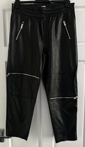 Zara black leather look - zara,