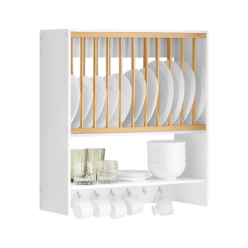 Wall mounted plate rack - mounted,