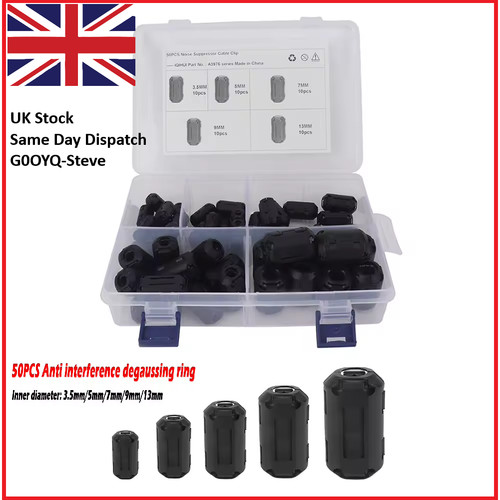 50pcs clip ferrite - ferrite, ring