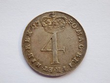 1740 Maundy Fourpence, George
