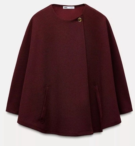 Zara gold button burgundy - gold,
