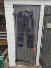 Womens Aquascutum Black Stretch Jeans Size 18 W36 L 32