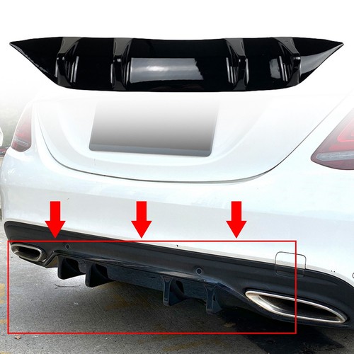 Gloss black rear bumper - gloss,